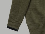 Original Atelier Embroidered Logo Wool Sweater Green