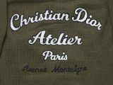 Original Atelier Embroidered Logo Wool Sweater Green