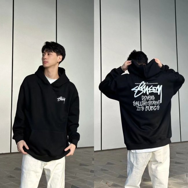 Spring Autumn Simple Printed Logo Long Sleeve Hoodie