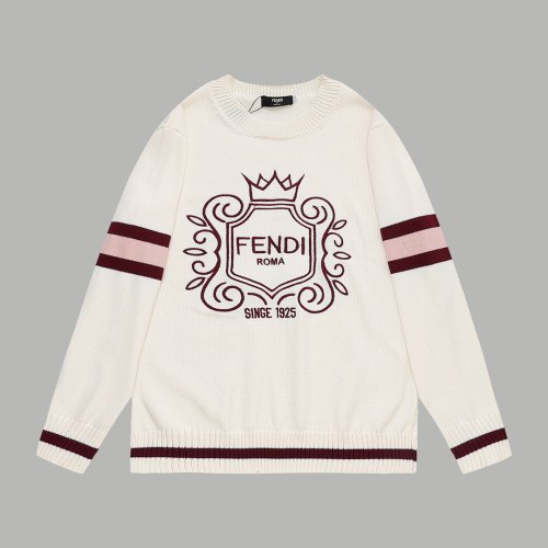 Original Spring Autumn Crown Wool Sweater Beige