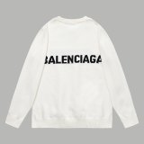 Original Simple Jacquard Logo Sweater White