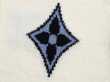 Original Simple Jacquard Logo Wool Sweater White