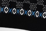 Original 24ss Jacquard Logo Wool Knit Sweater Black ADY27