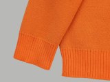 Original Jacquard Logo Wool Sweater Orange