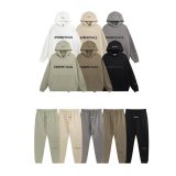 5A Essentials Hoodies Suit White
