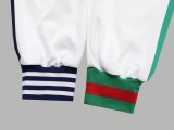 Original Simple Embroidered Logo Jacket Pant White