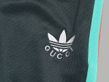 Original Simple Embroidered Logo Jacket Pant Green