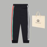 Original Simple Embroidered Logo Jacket Pant Black