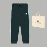 Original Simple Embroidered Logo Jacket Pant Green