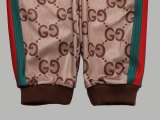 Original GG Jacquard Logo Jacket Pant Set Light Brown