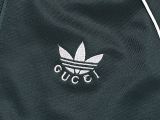 Original Simple Embroidered Logo Jacket Pant Green