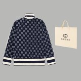 Original GG Jacquard Logo Jacket Pant Suit Blue
