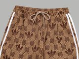 Original GG Jacquard Logo Jacket Pant Set Light Brown