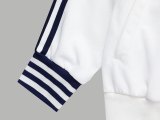 Original Simple Embroidered Logo Jacket Pant White