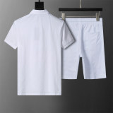 Spring Summer DG Short Sleeve T-shirt Shorts Set White 6558#