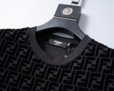 Spring Summer FF Short Sleeve T-shirt Shorts Set Black 6555#