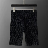 Spring Summer FF Short Sleeve T-shirt Shorts Set Black 6555#