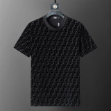 Spring Summer FF Short Sleeve T-shirt Shorts Set Black 6555#