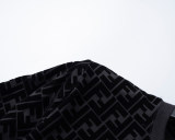 Spring Summer FF Short Sleeve T-shirt Shorts Set Black 6555#