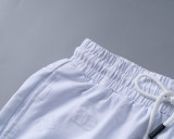 Spring Summer DG Short Sleeve T-shirt Shorts Set White 6558#