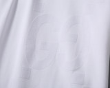 Spring Summer Short Sleeve Polo Shirt Shorts Set White 6550#