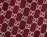 Spring Summer GG Jacquard Logo Short Sleeve Polo Shirt Shorts Set Dark Red 6547#
