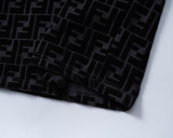 Spring Summer FF Short Sleeve T-shirt Shorts Set Black 6555#