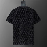 Spring Summer FF Short Sleeve T-shirt Shorts Set Black 6555#