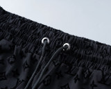 Spring Summer Short Sleeve T-shirt Shorts Set Black 6559#