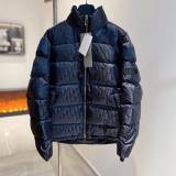 Winter Printed Logo Down Jacket Black