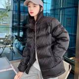 Winter Printed Logo Down Jacket Black