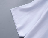 Spring Summer Short Sleeve Cotton T-Shirt White 25029#