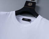 Spring Summer Short Sleeve Cotton T-Shirt White 25029#