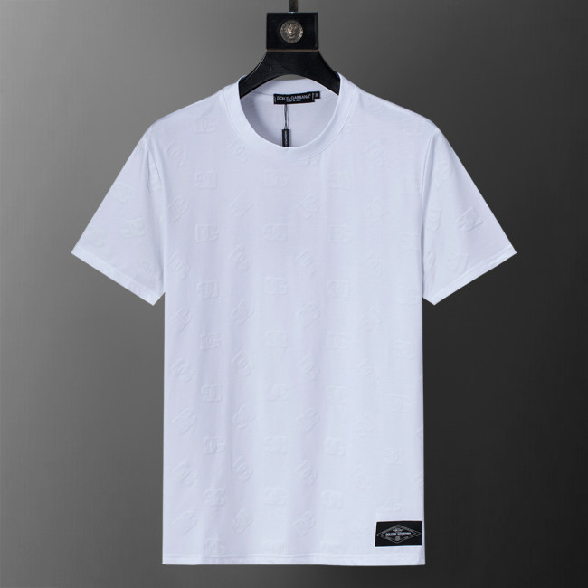 Spring Summer DG Short Sleeve T-Shirt White 25006#