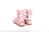 5A Women's Bailey Bow Snow Boots Pink