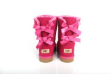 5A Women's Bailey Bow Snow Boots Rose