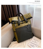 5A Fashionable Versatile Backpack Black Green