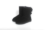 5A Women's Bailey Bow Snow Boots Black