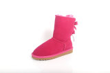 5A Women's Bailey Bow Snow Boots Rose