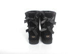 5A Women's Bailey Bow Snow Boots Black