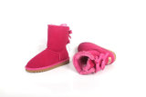 5A Women's Bailey Bow Snow Boots Rose