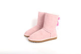 5A Women's Bailey Bow Snow Boots Pink