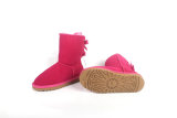 5A Women's Bailey Bow Snow Boots Rose