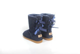 5A Women's Bailey Bow Snow Boots Blue