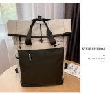 5A Fashionable Versatile Backpack Black White