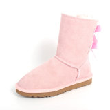 5A Women's Bailey Bow Snow Boots Pink