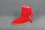 5A Women's Bailey Bow Snow Boots Red