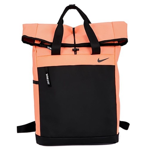 5A Fashionable Versatile Backpack Black Orange