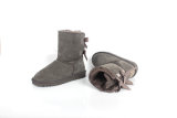 5A Women's Bailey Bow Snow Boots Grey