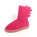 5A Women's Bailey Bow Snow Boots Rose